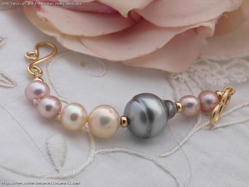 Tahitian and Freshwater Pearl Necklace Extender